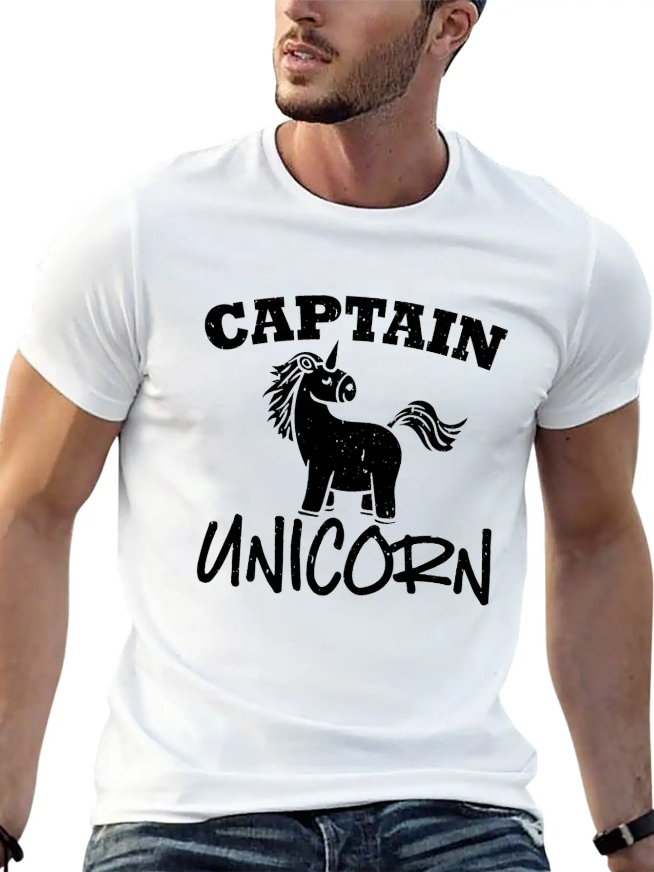 Unicorn Unisex Casual T-Shirt – Clean Design For Daily Comfort