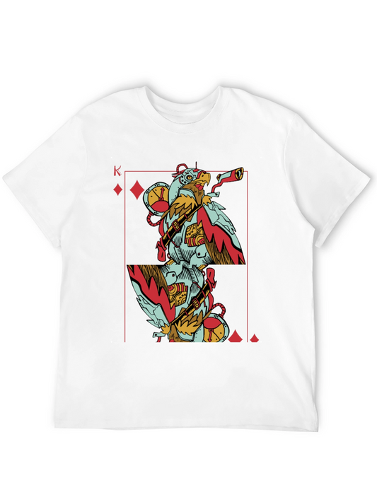 King of Diamonds Steampunk Bird T-Shirt