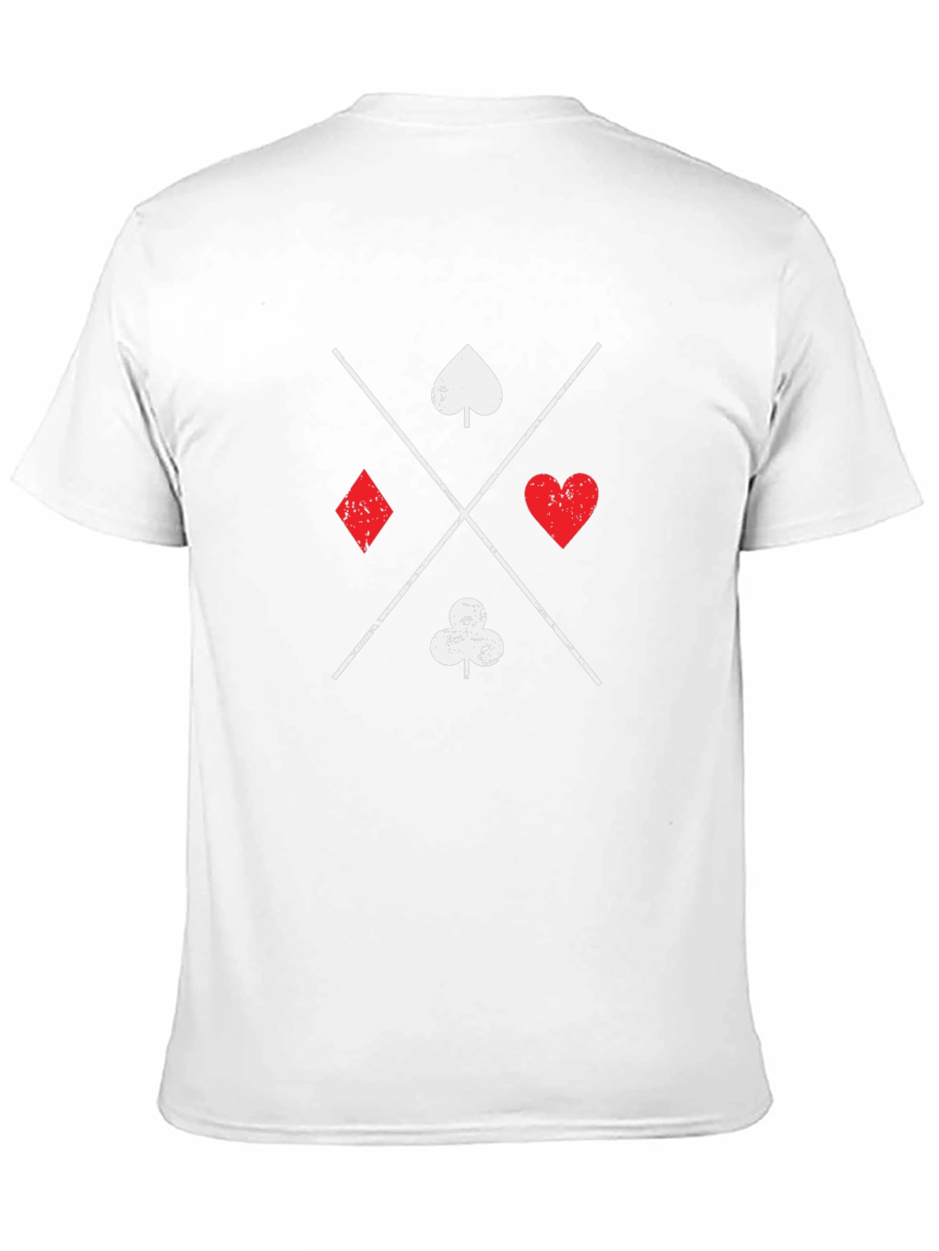 Suits Me T-Shirt - Poker Card Symbols Graphic Tee