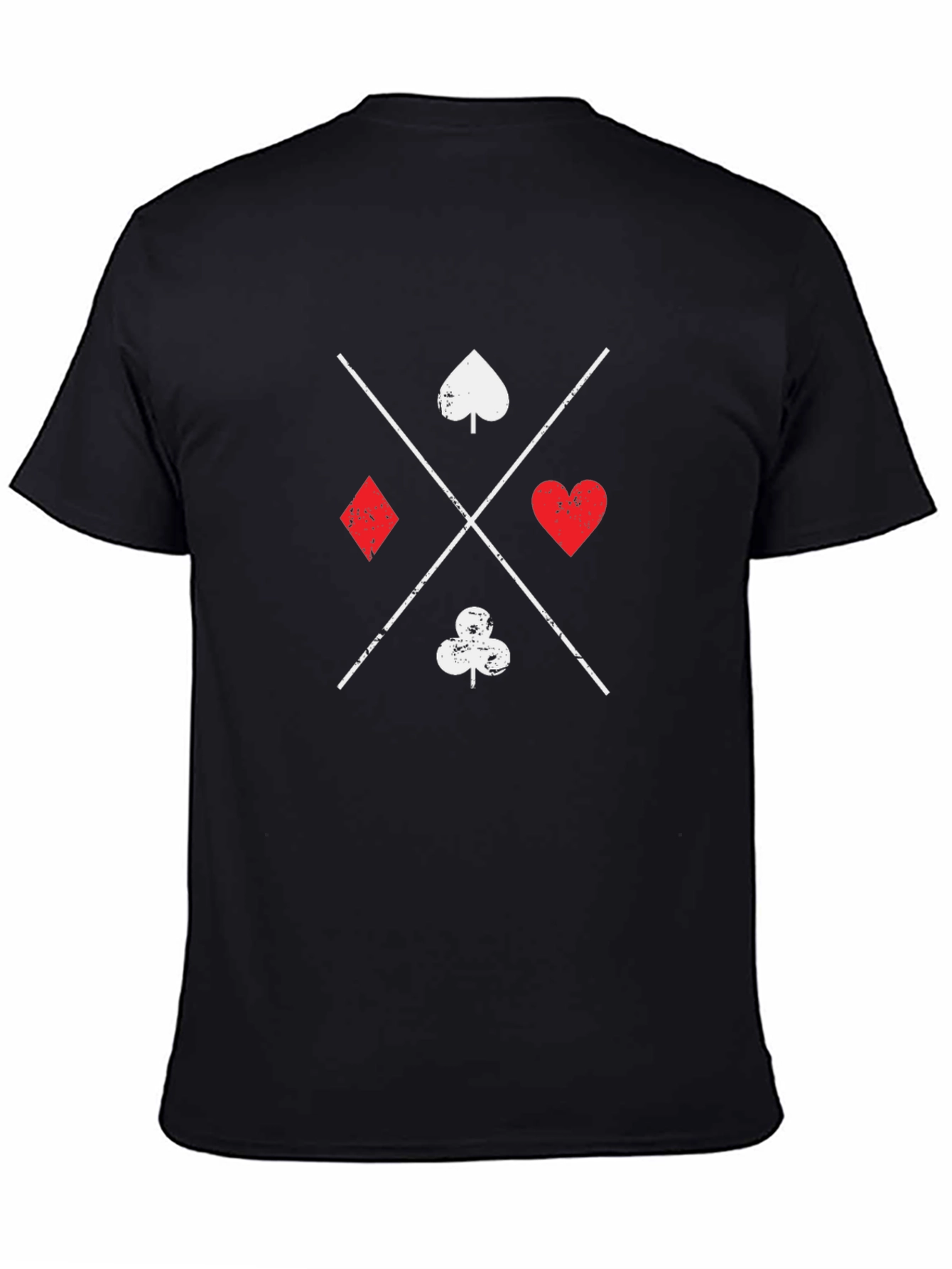 Suits Me T-Shirt - Poker Card Symbols Graphic Tee