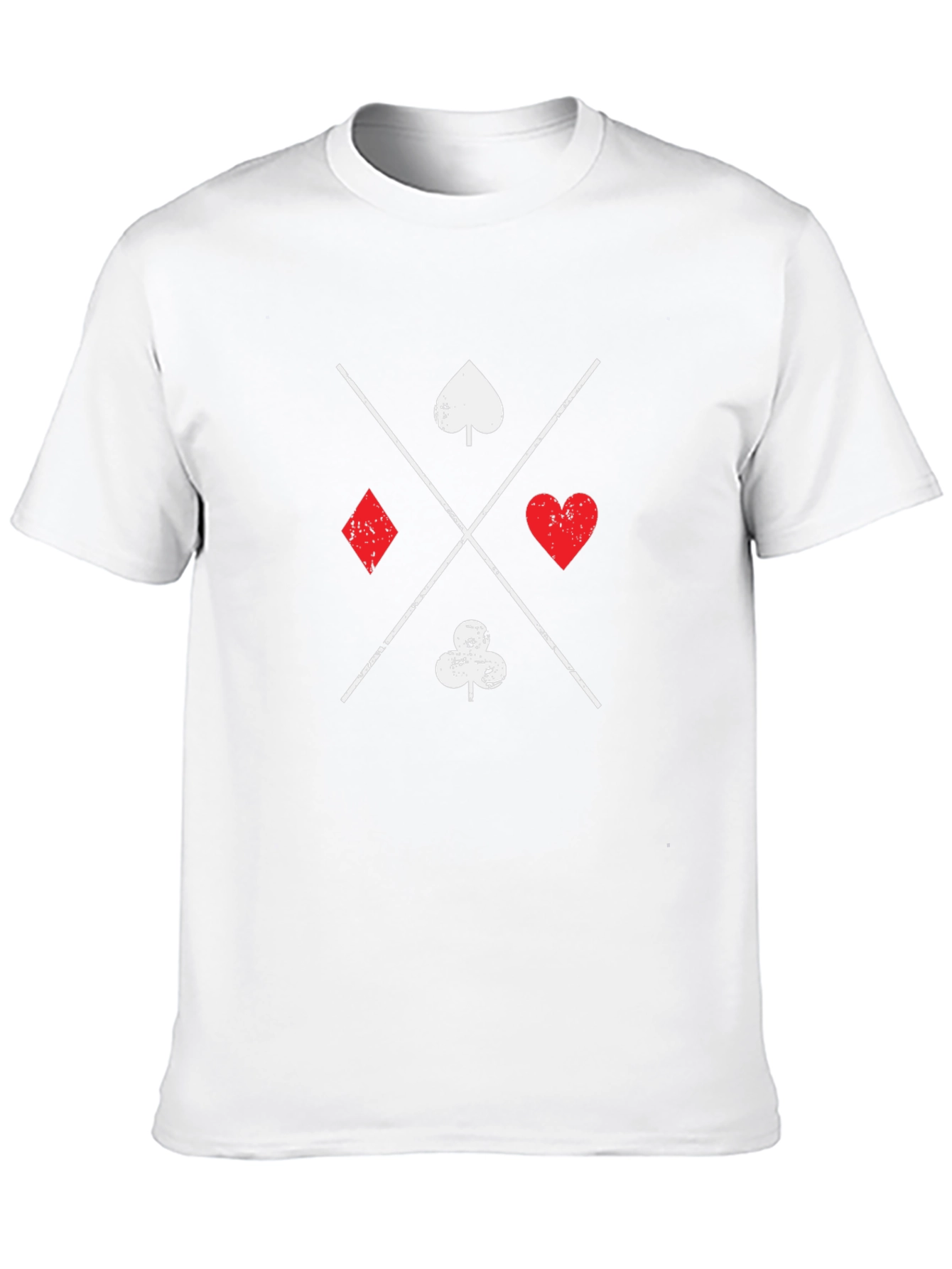 Suits Me T-Shirt - Poker Card Symbols Graphic Tee