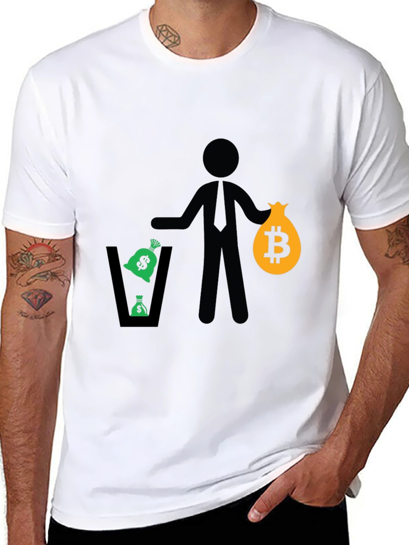 Bitcoin vs. Dollar T-Shirt