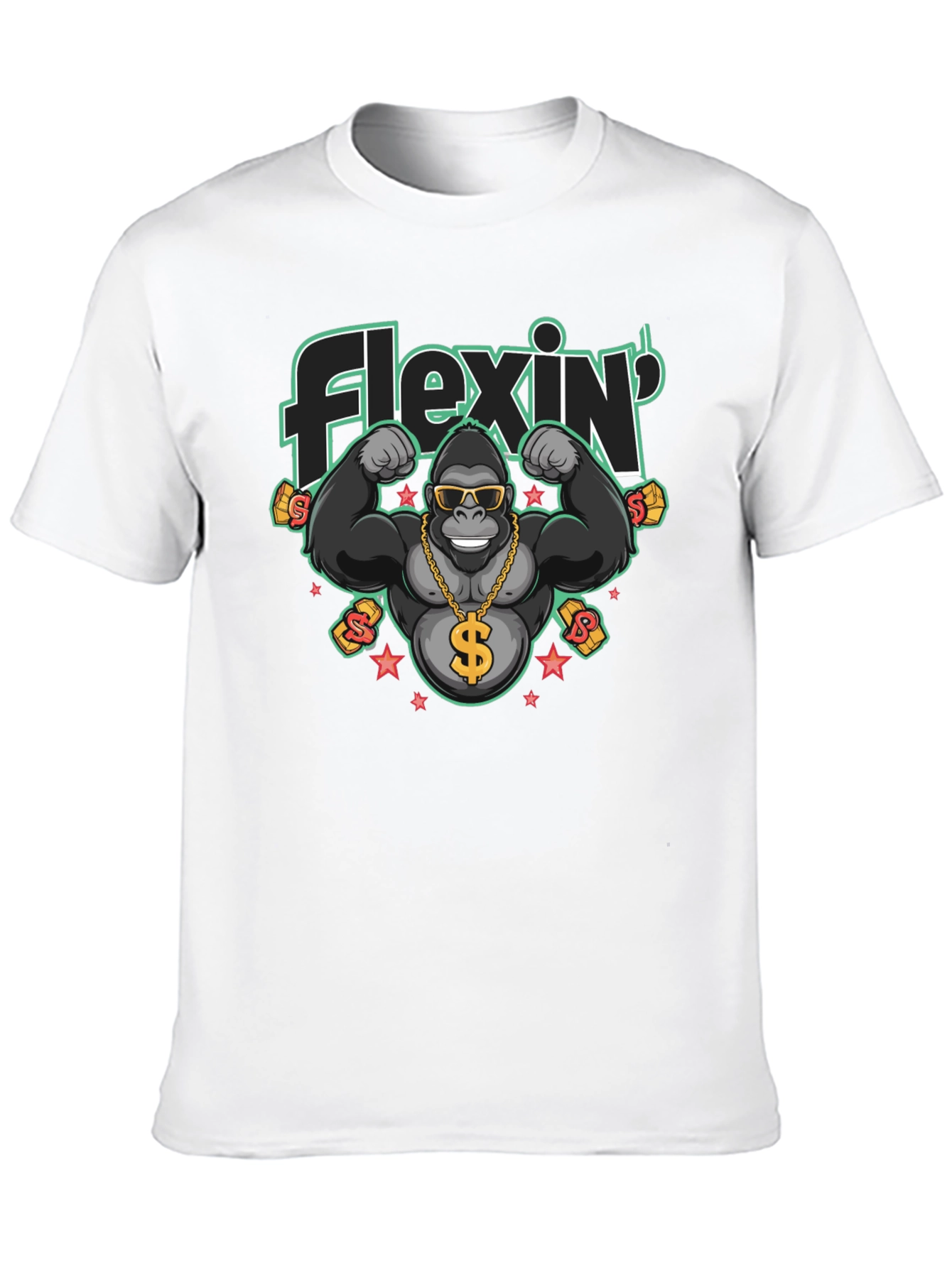 Flexin Gorilla T-Shirt - Black