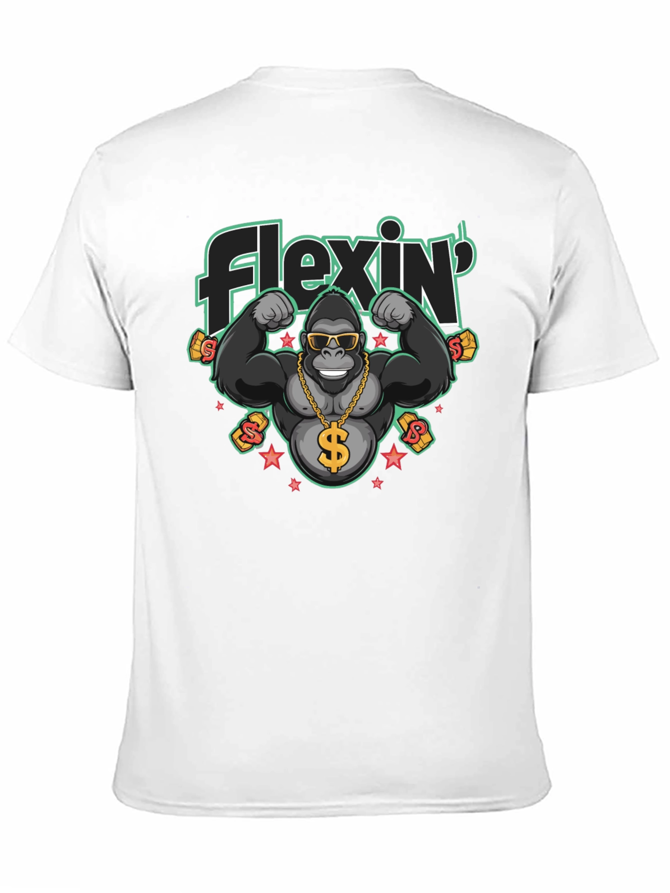 Flexin Gorilla T-Shirt - Black