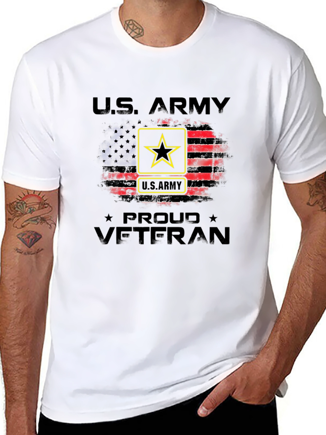 U.S. Army Proud Veteran Graphic T-Shirt