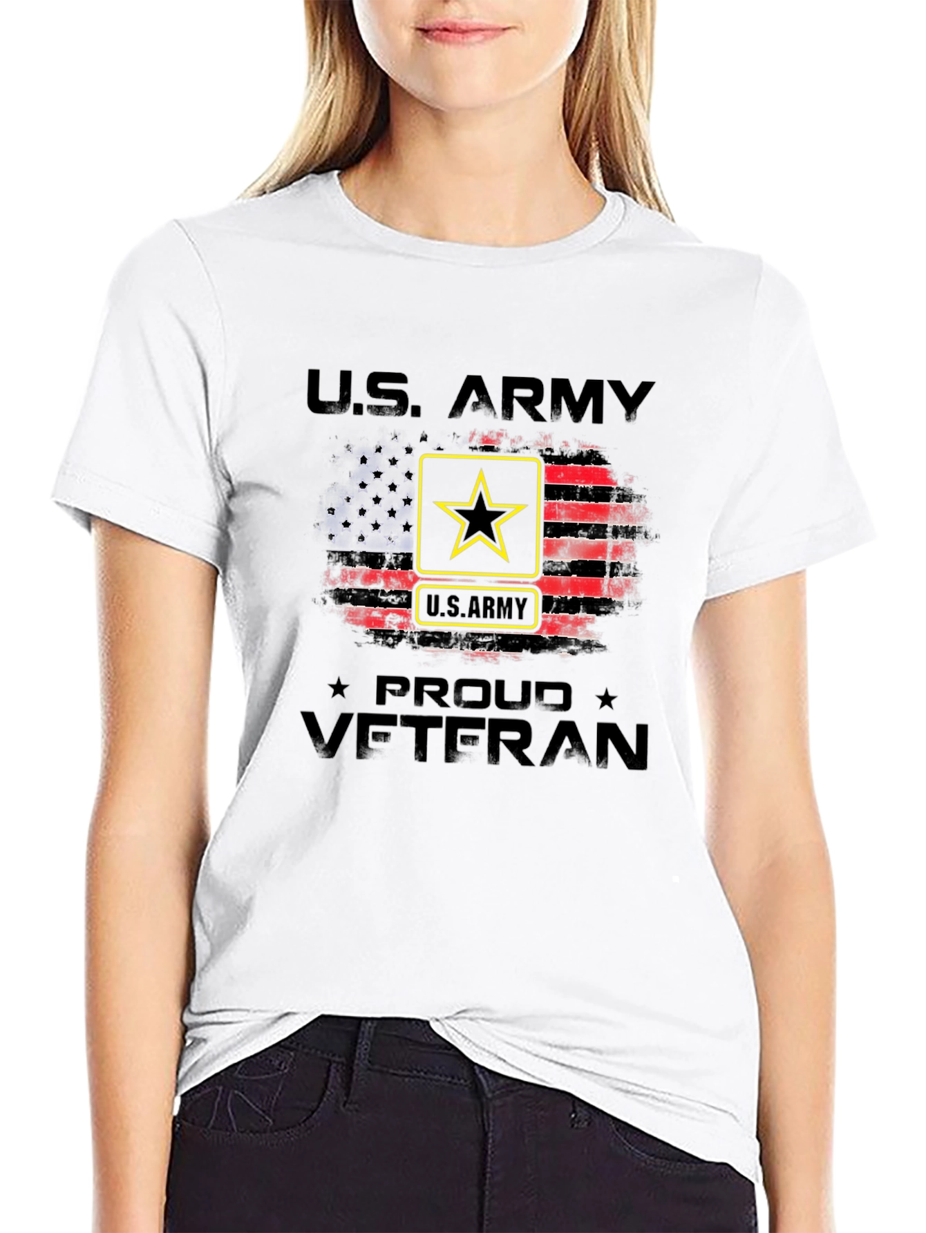 U.S. Army Proud Veteran Graphic T-Shirt
