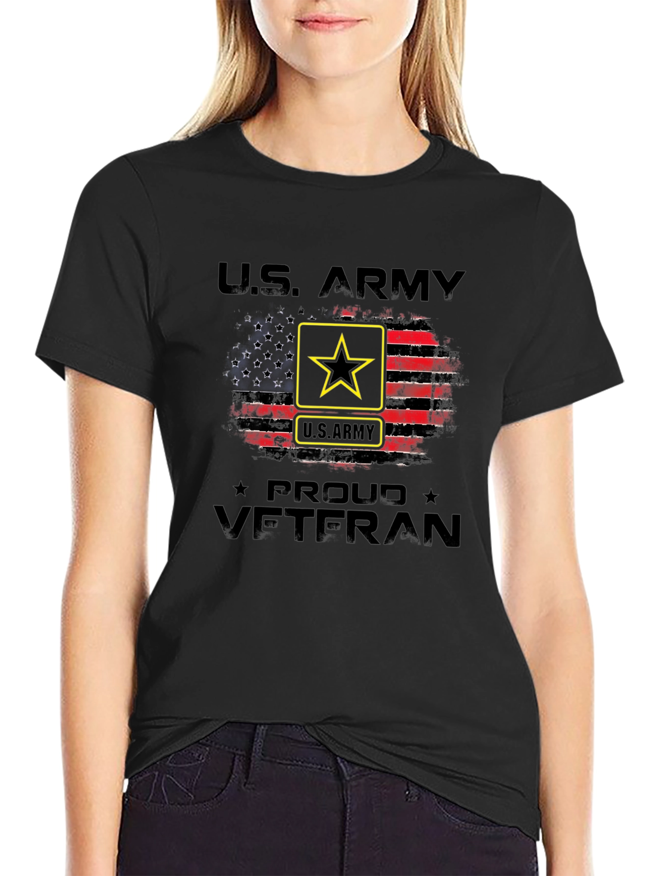 U.S. Army Proud Veteran Graphic T-Shirt