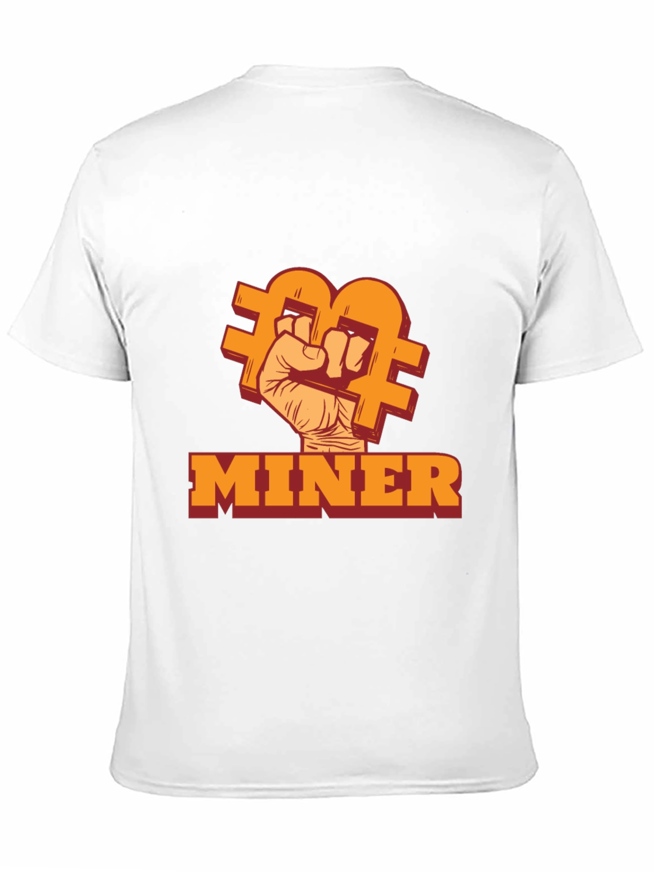 Crypto Miner Fist T-Shirt - Black Bitcoin Tee