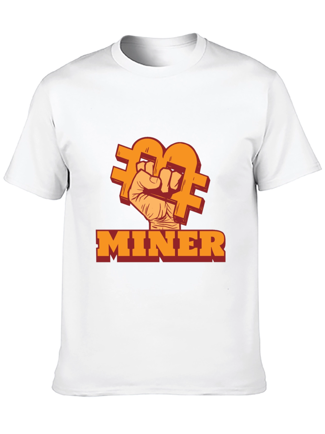 Crypto Miner Fist T-Shirt - Black Bitcoin Tee