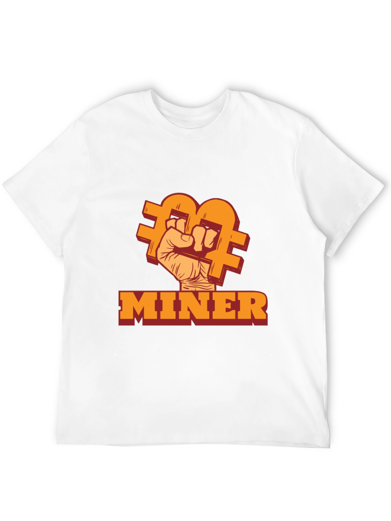 Crypto Miner Fist T-Shirt - Black Bitcoin Tee