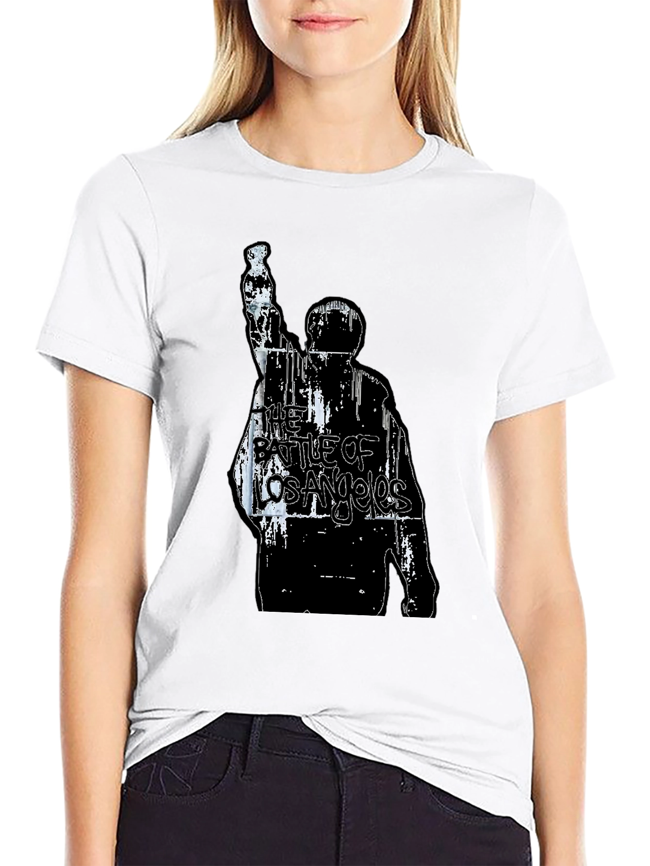 Battle of Los Angeles Graphic Tee - Black