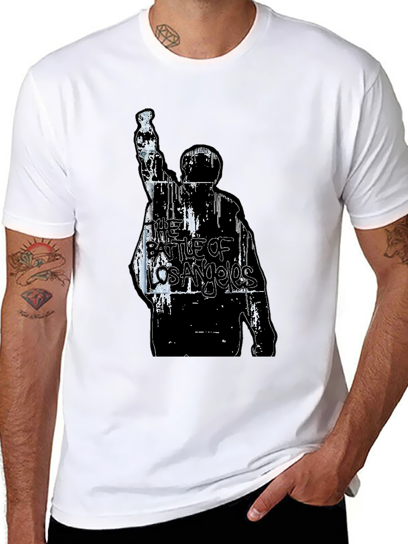 Battle of Los Angeles Graphic Tee - Black