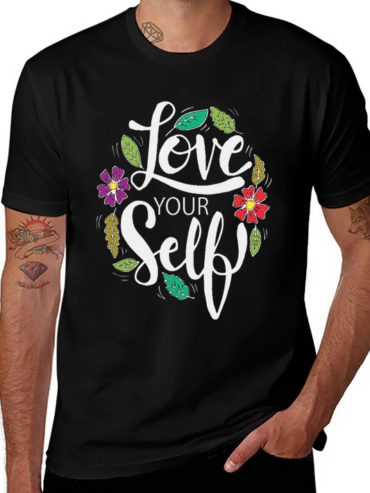 Love Yourself Graphic Print Tee