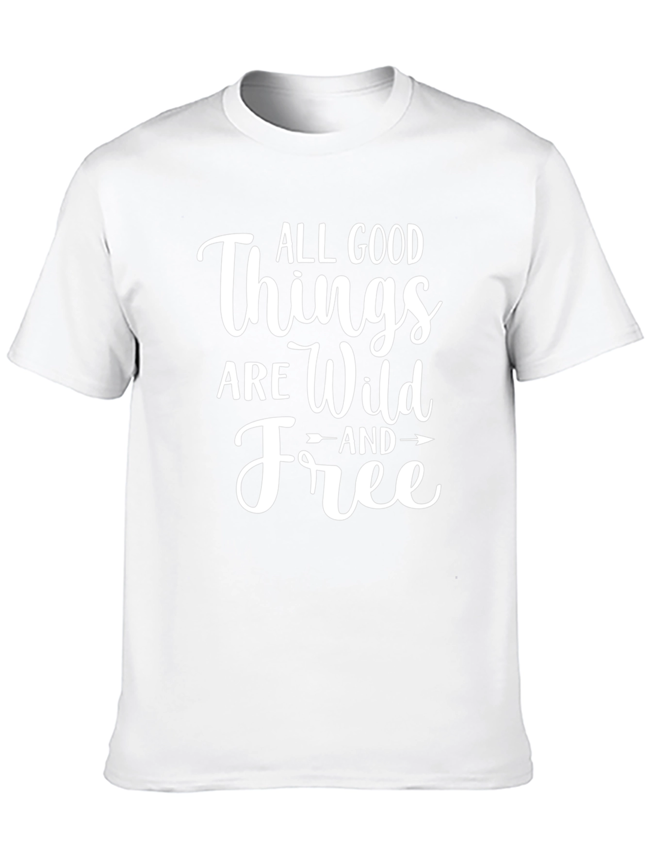 Wild & Free Graphic Tee - Black Unisex T-Shirt