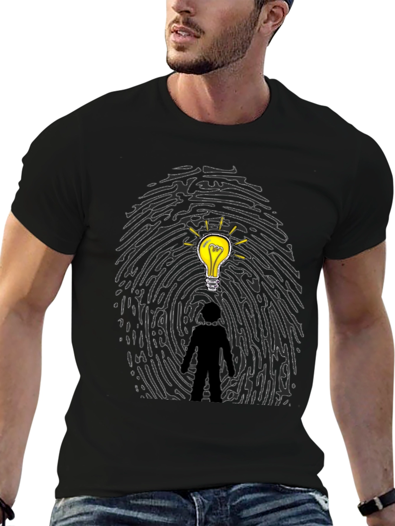 Unique Idea T-Shirt - Brainstorm Design