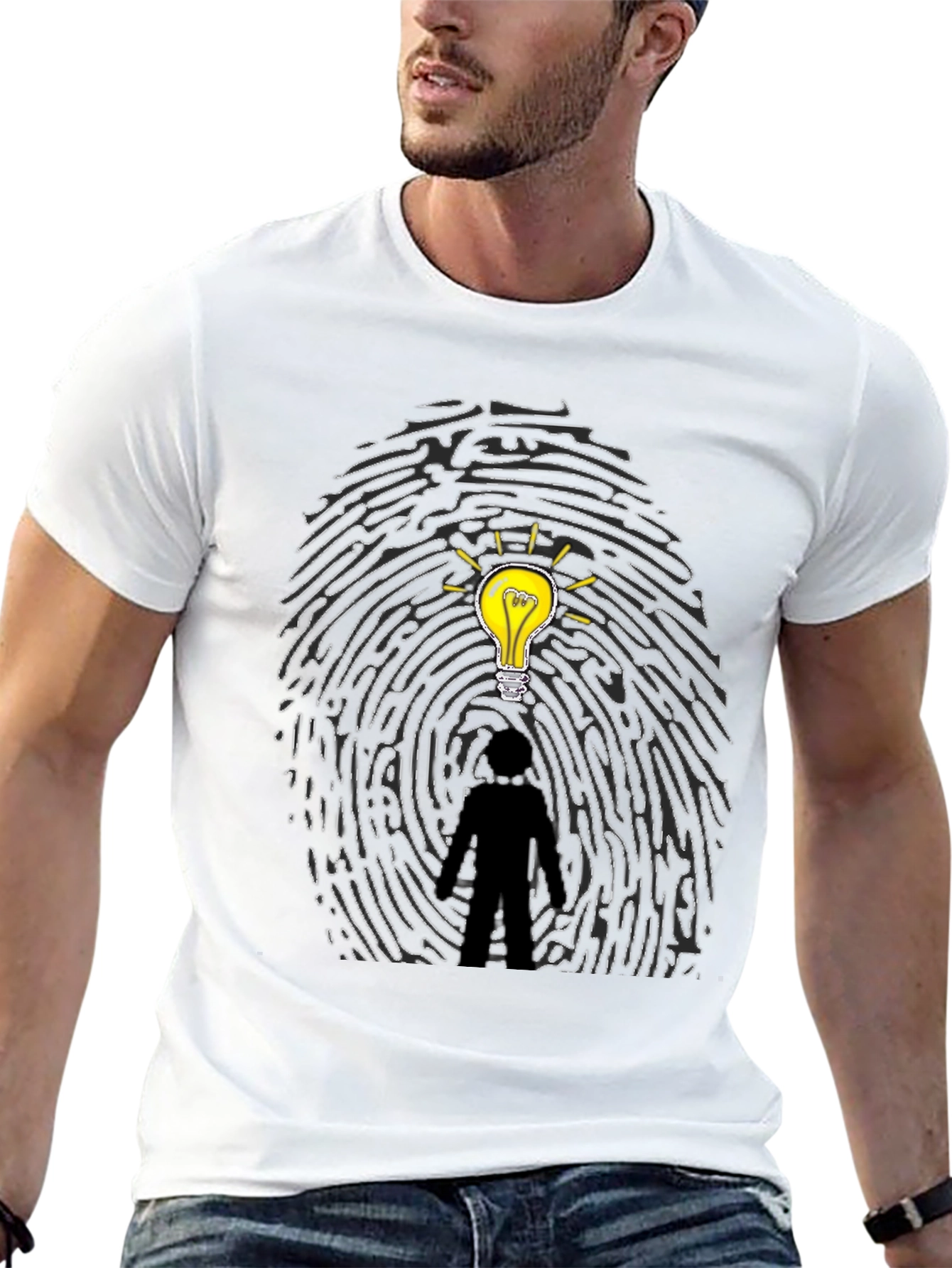 Unique Idea T-Shirt - Brainstorm Design