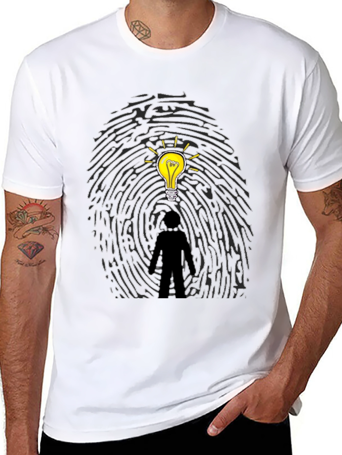 Unique Idea T-Shirt - Brainstorm Design