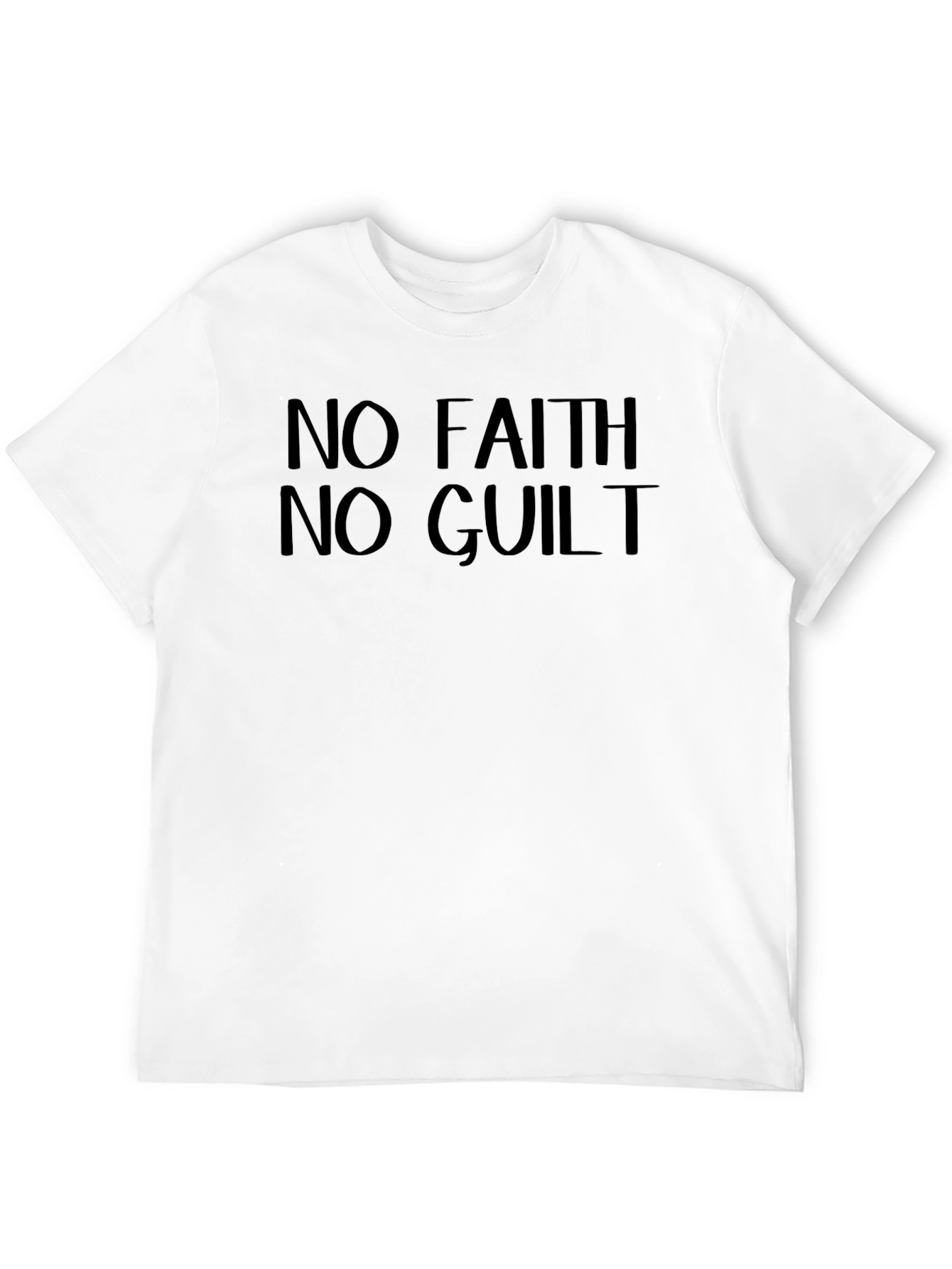 No Faith No Guilt Black Graphic Tee