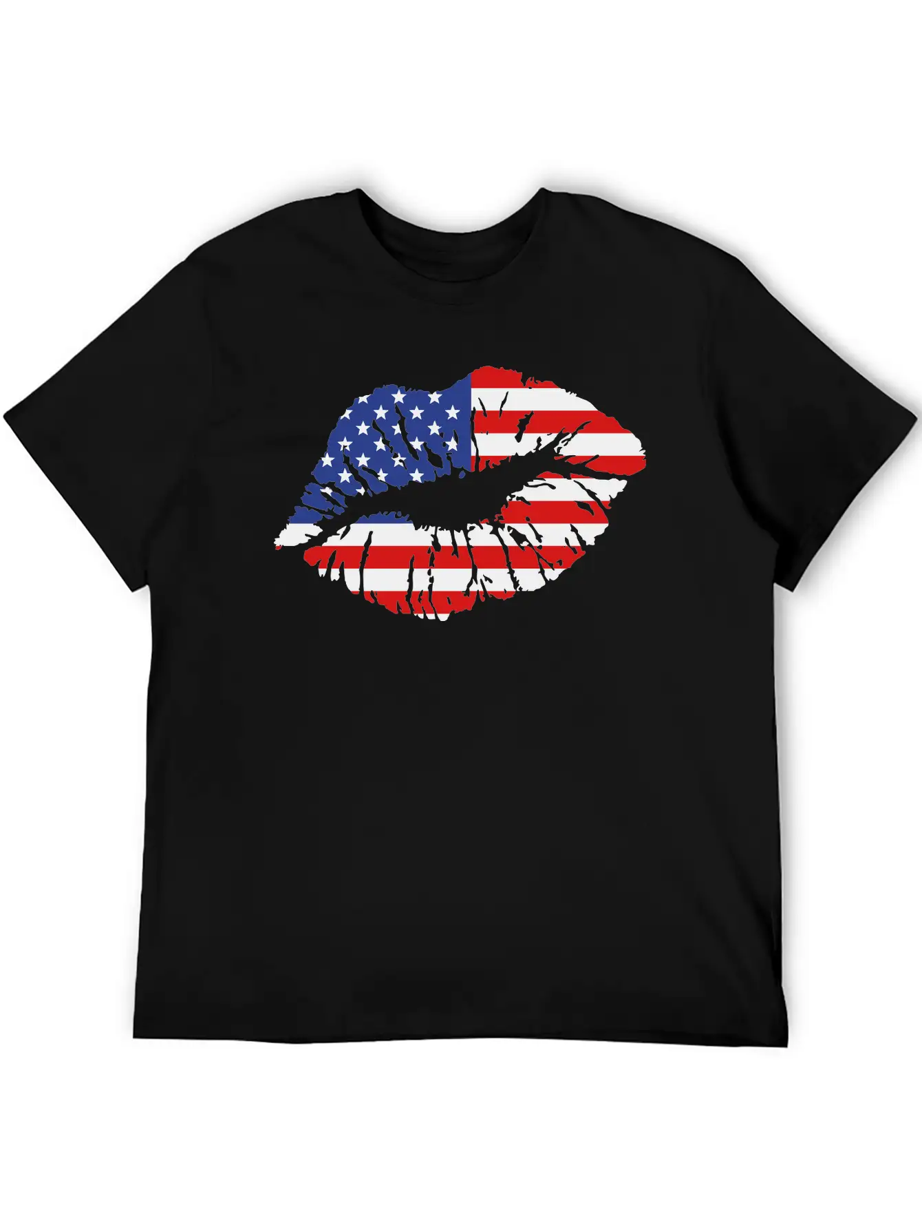 USA Lips Unisex Casual T-Shirt – Clean Design For Daily Comfort