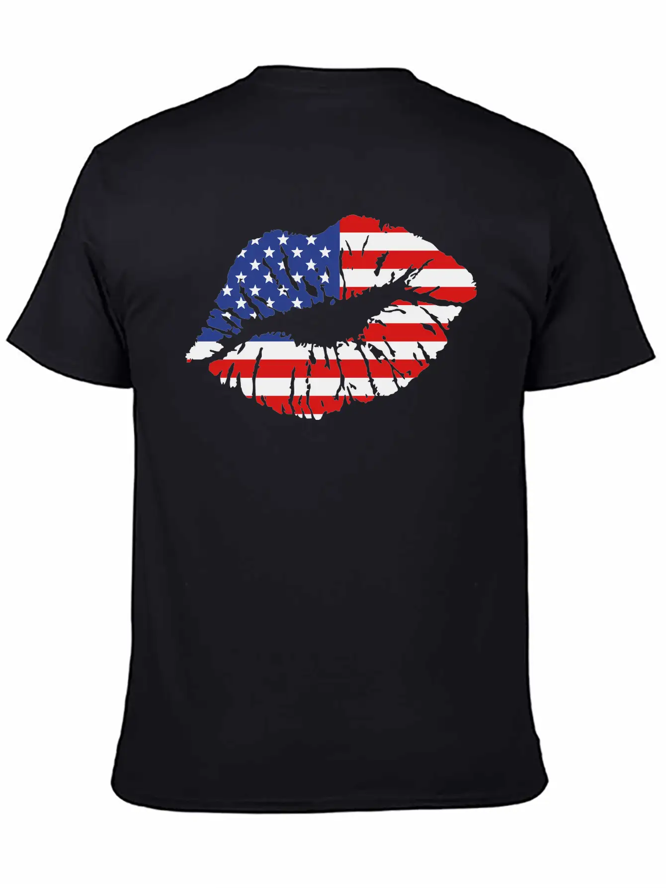 USA Lips Unisex Casual T-Shirt – Clean Design For Daily Comfort