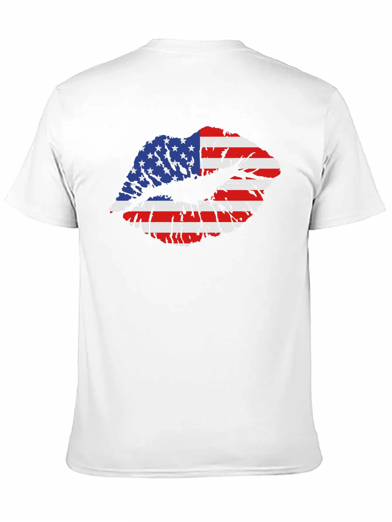USA Lips Unisex Casual T-Shirt – Clean Design For Daily Comfort