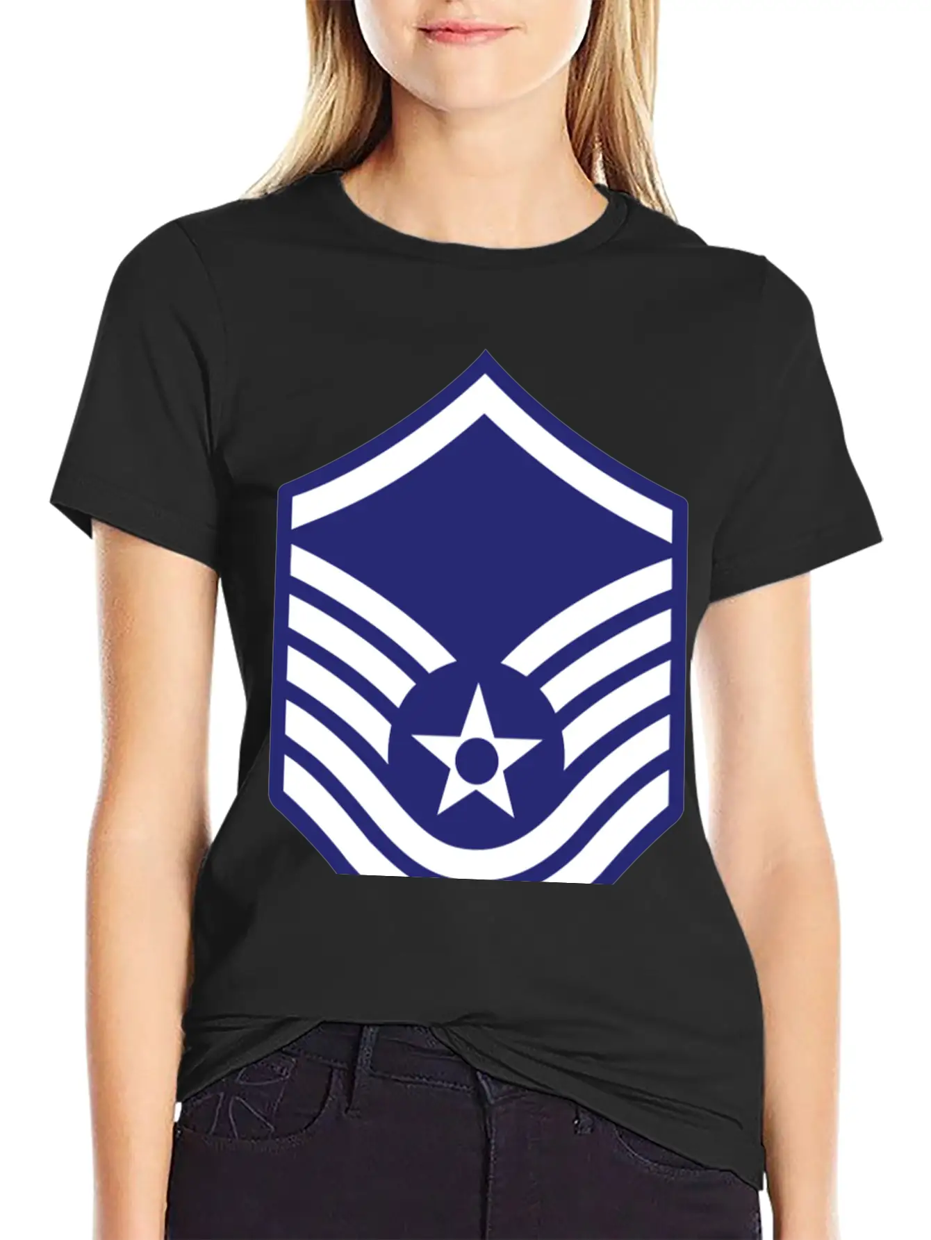 Usaf_e7_msgt_b NAUTEE.com Unisex Casual T-Shirt – Clean Design For Daily Comfort