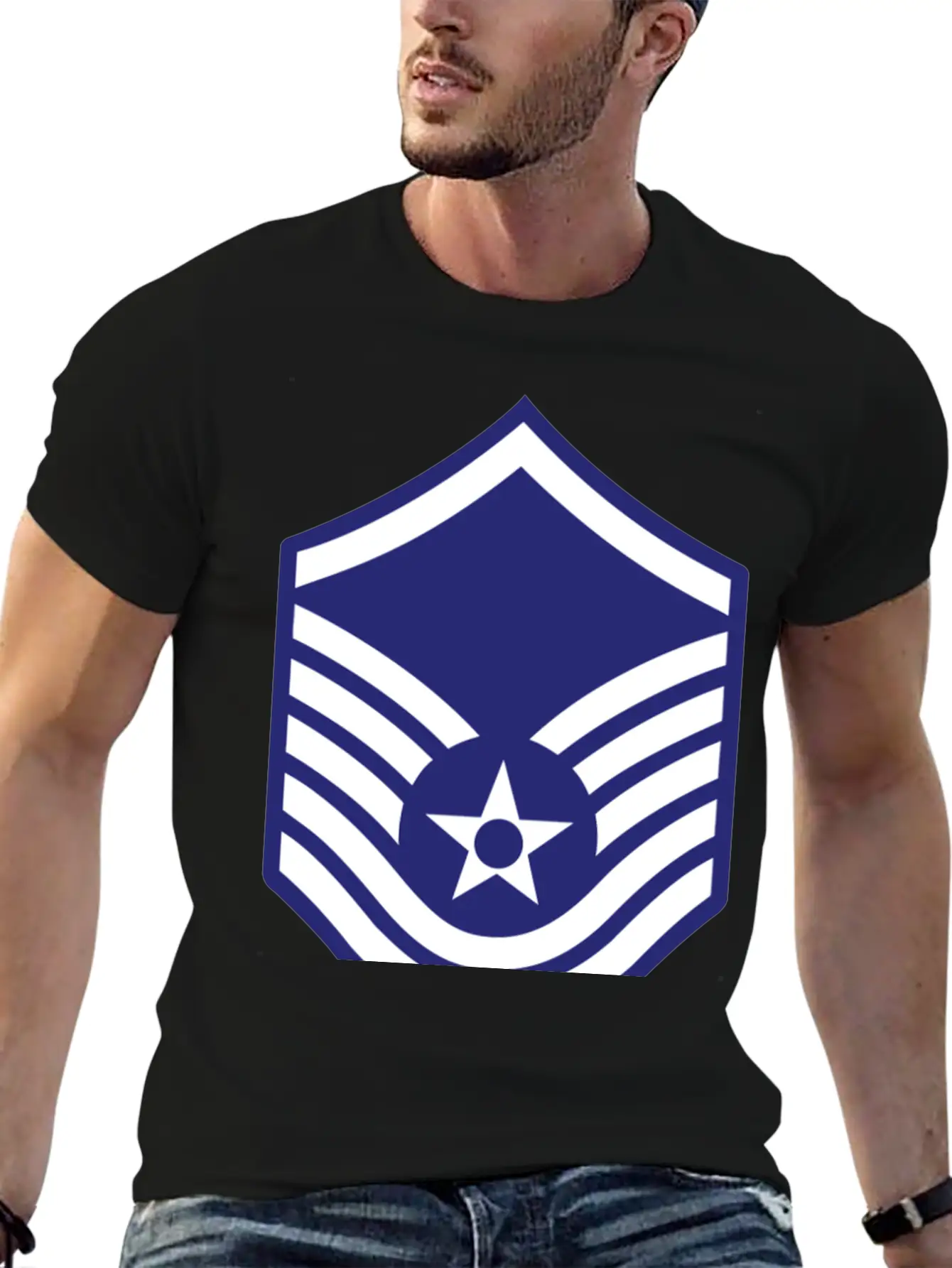 Usaf_e7_msgt_b NAUTEE.com Unisex Casual T-Shirt – Clean Design For Daily Comfort