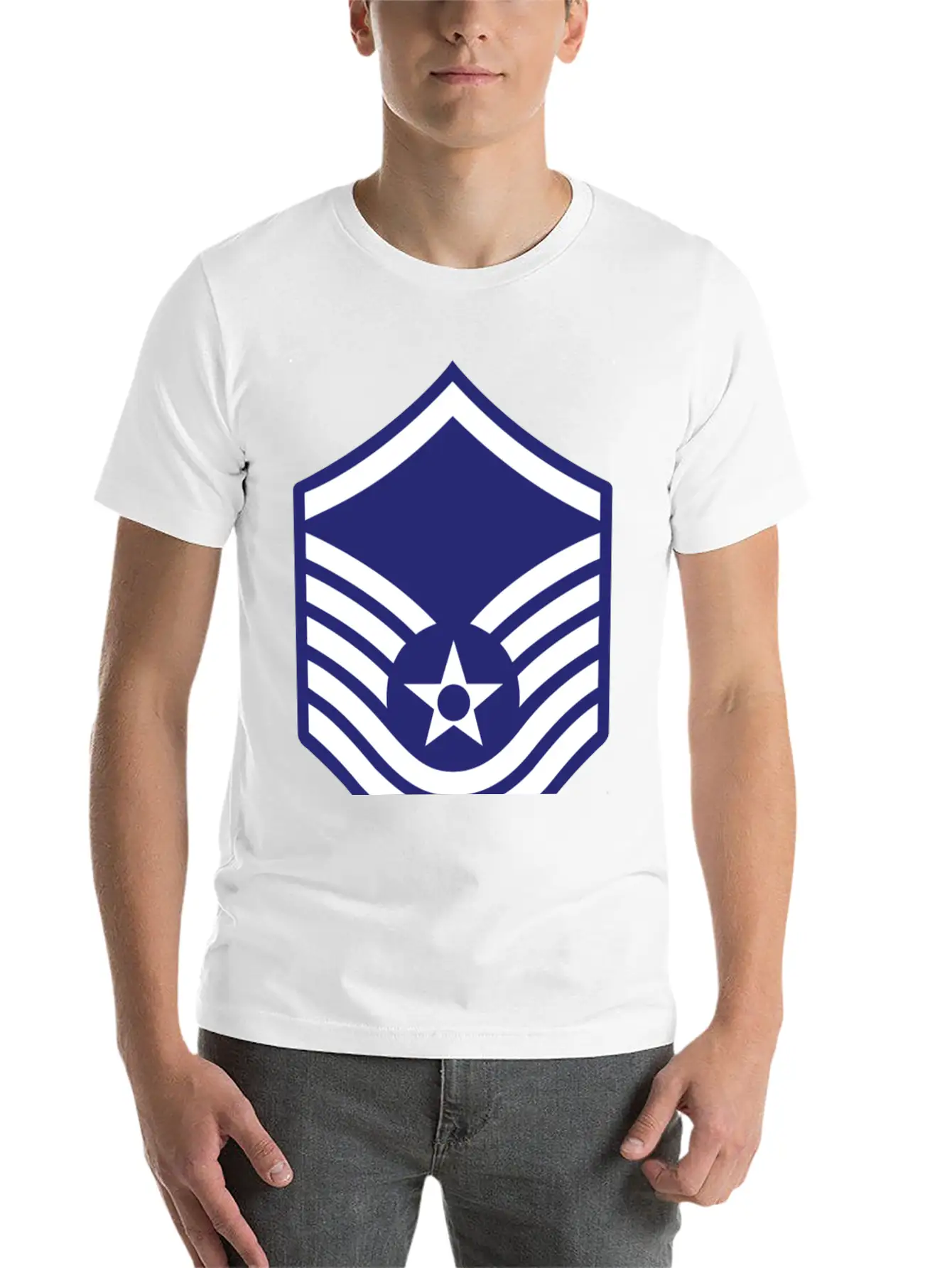 Usaf_e7_msgt_b NAUTEE.com Unisex Casual T-Shirt – Clean Design For Daily Comfort