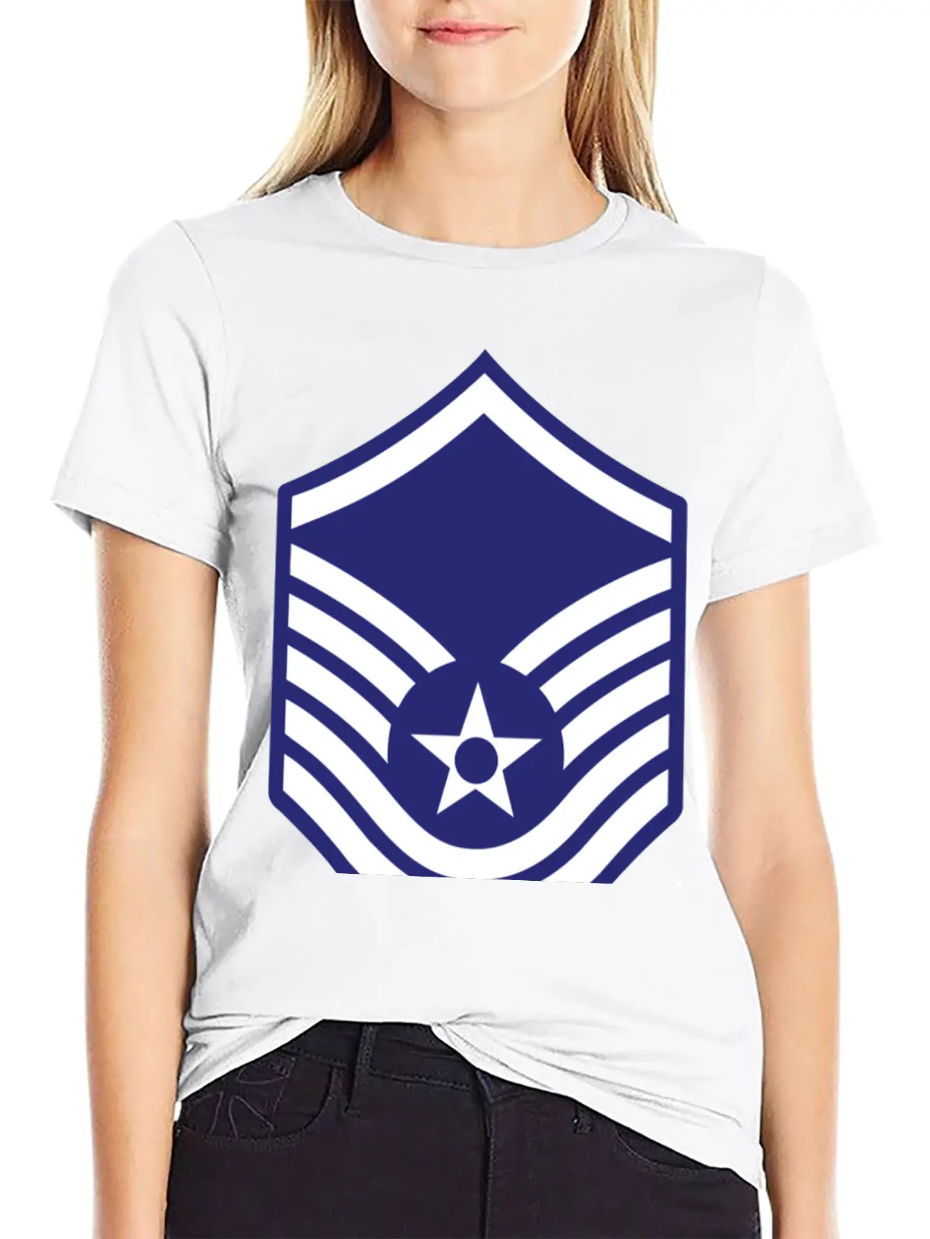 Usaf_e7_msgt_b NAUTEE.com Unisex Casual T-Shirt – Clean Design For Daily Comfort