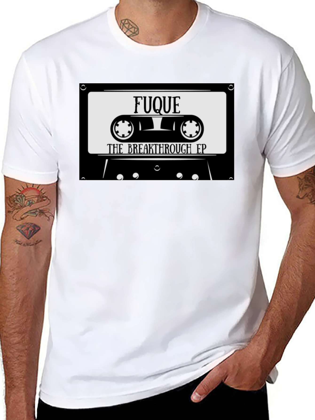 Retro Cassette FUQUE T-Shirt - The Breakthrough EP