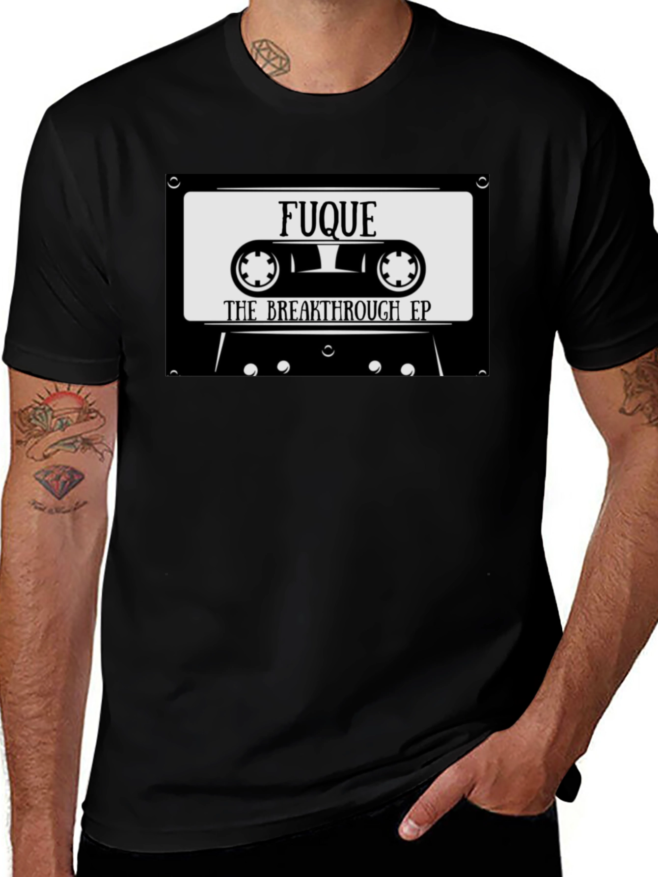 Retro Cassette FUQUE T-Shirt - The Breakthrough EP