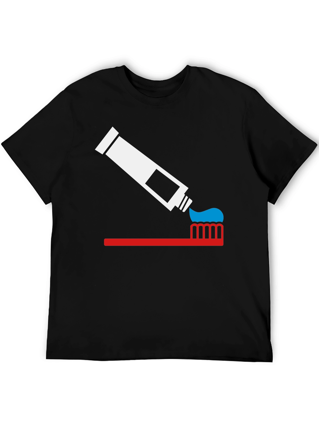Toothpaste and Toothbrush Graphic Tee