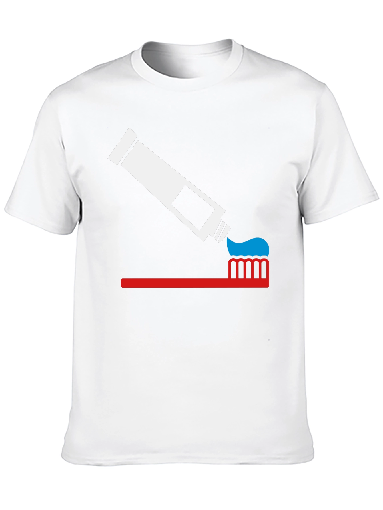 Toothpaste and Toothbrush Graphic Tee