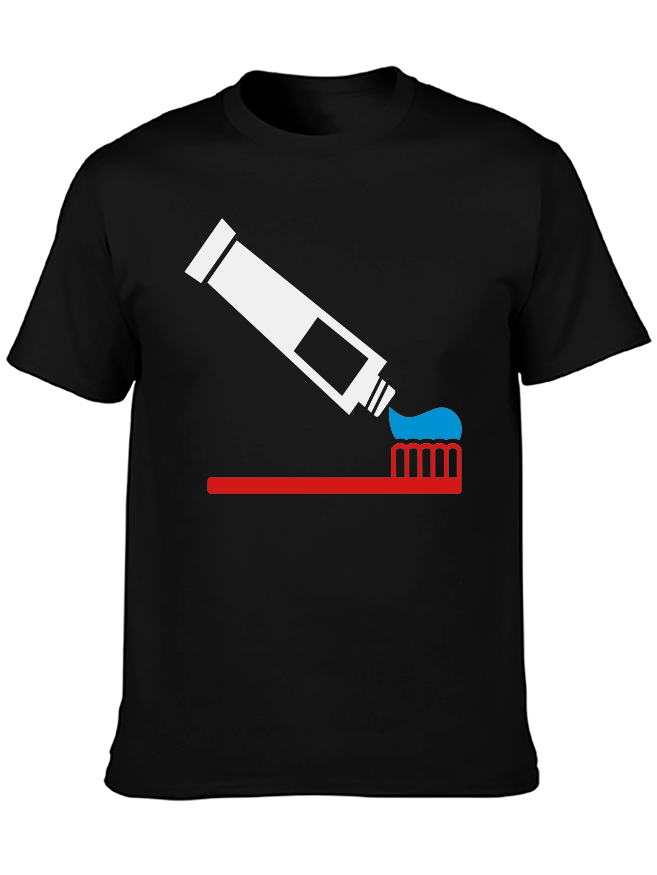 Toothpaste and Toothbrush Graphic Tee