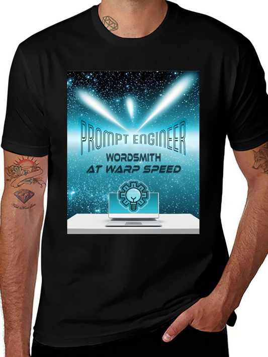 Prompt Engineer T-Shirt - Wordsmith at Warp Speed