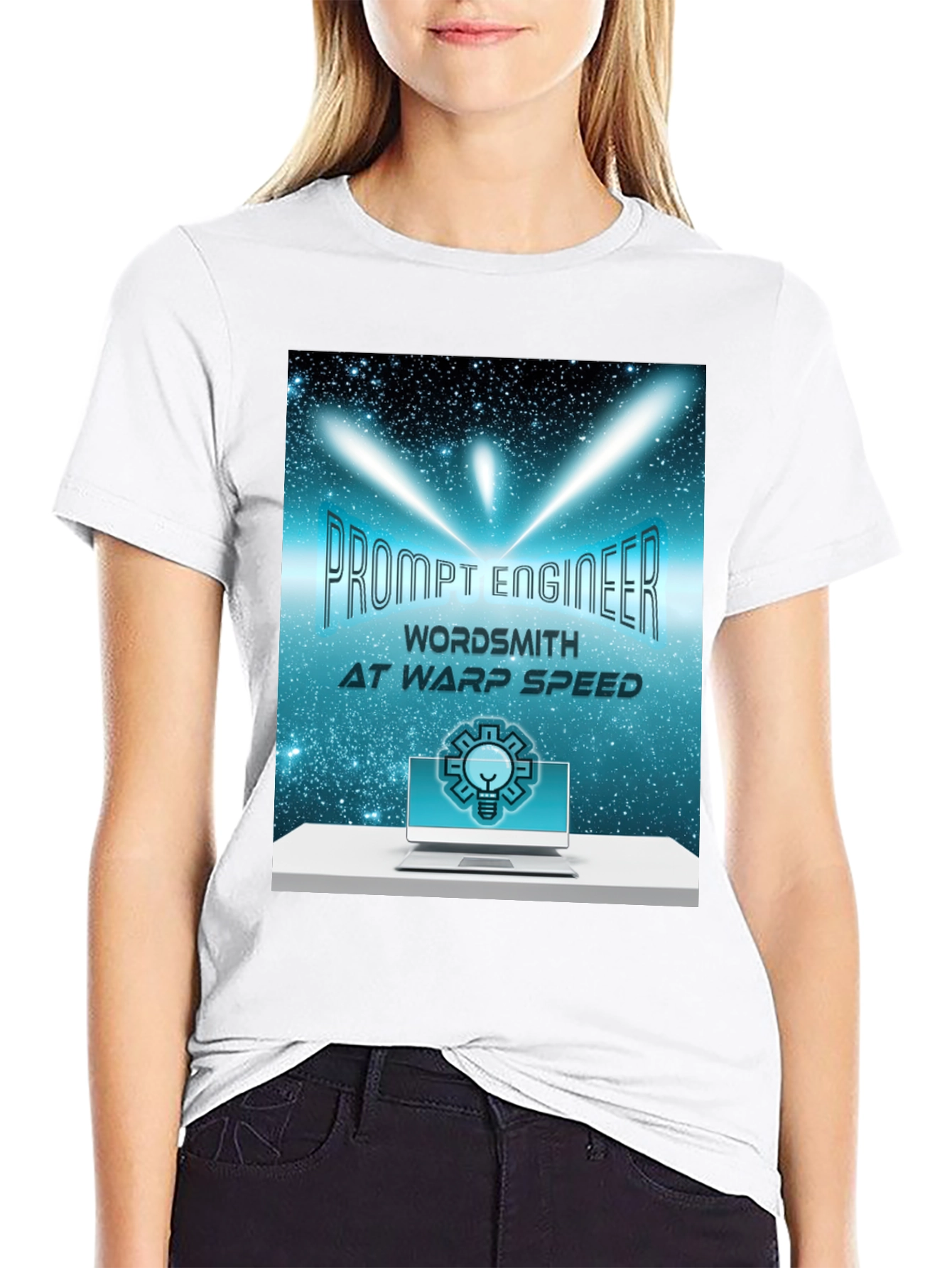 Prompt Engineer T-Shirt - Wordsmith at Warp Speed