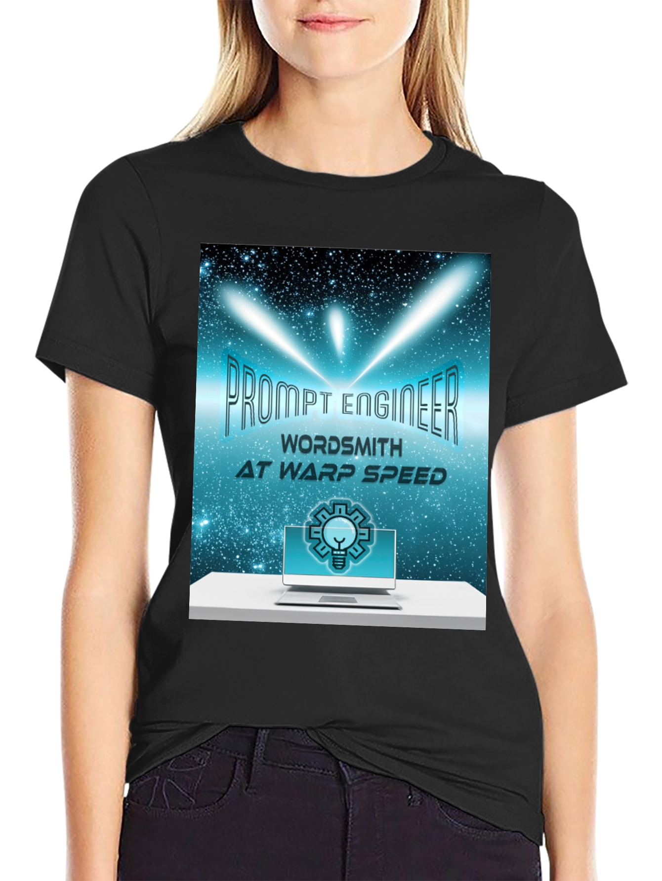 Prompt Engineer T-Shirt - Wordsmith at Warp Speed