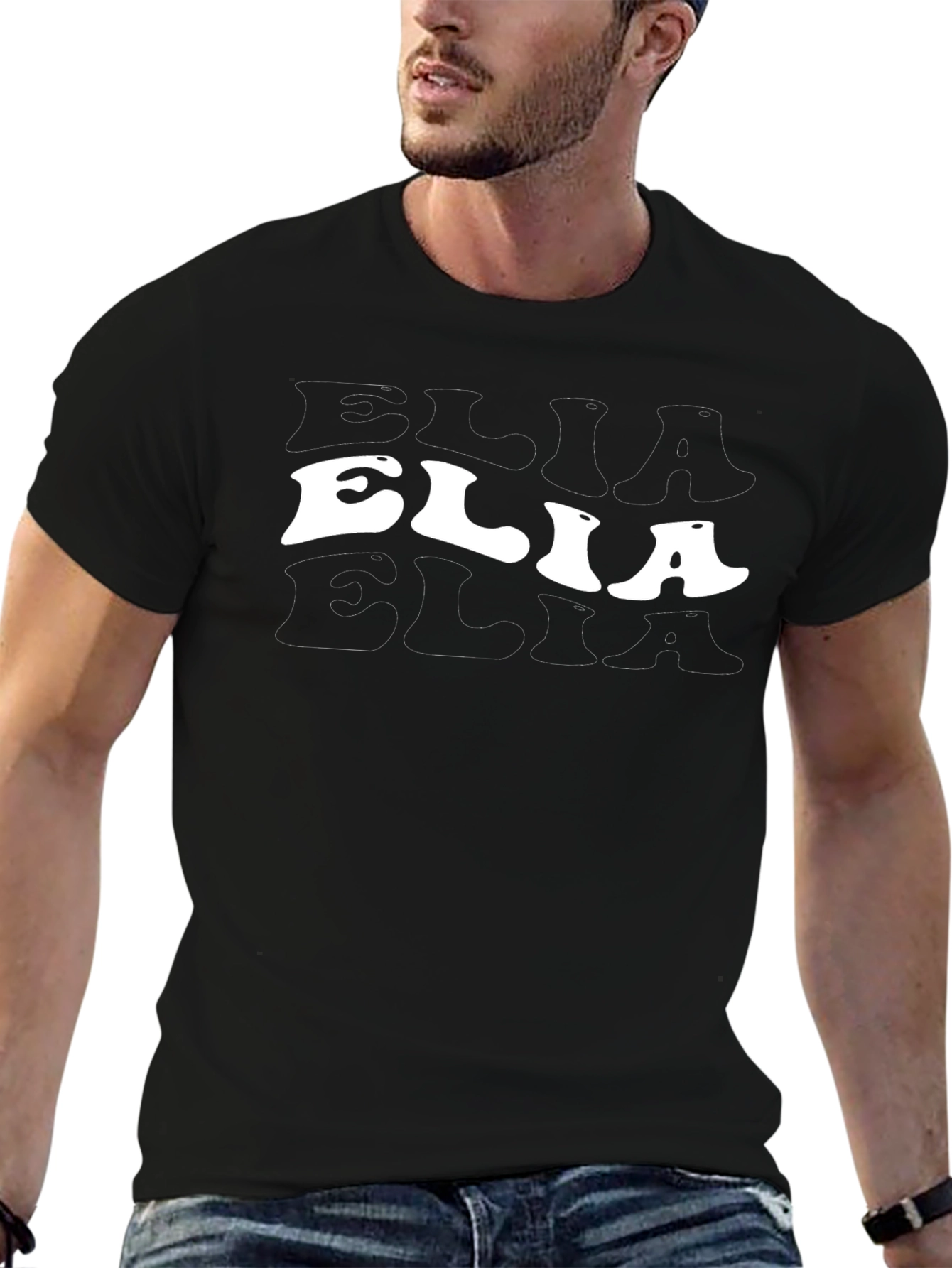 Retro Elia Graphic T-Shirt - Soft Cotton Blend