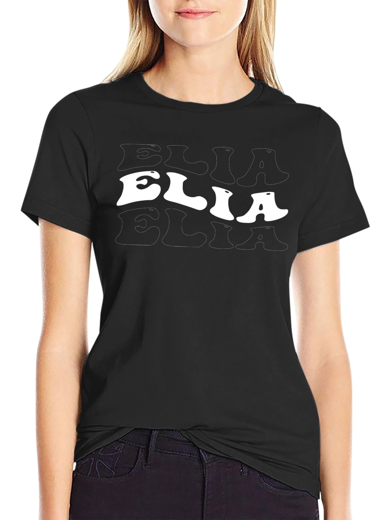Retro Elia Graphic T-Shirt - Soft Cotton Blend
