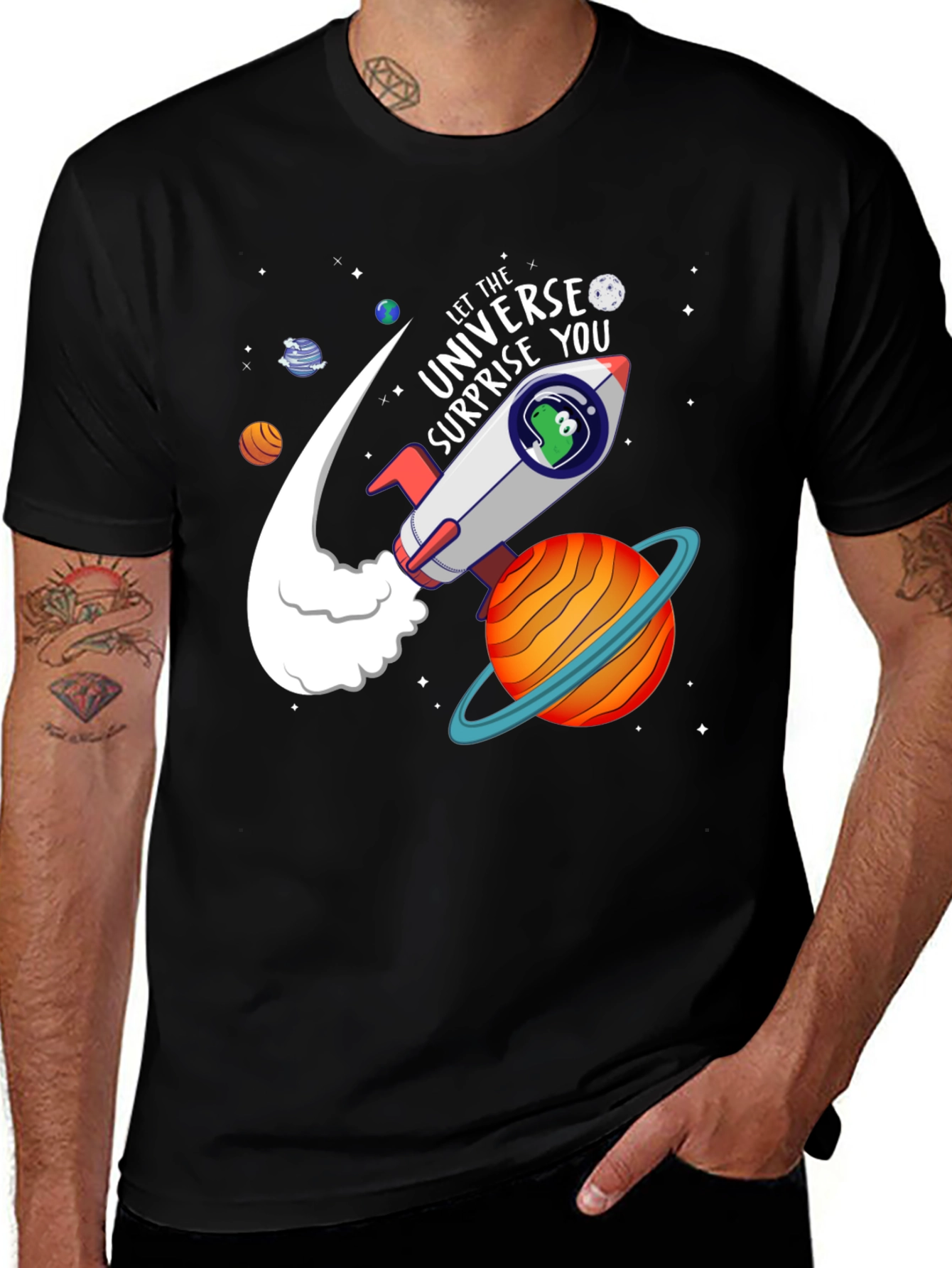 Universe Surprise Graphic T-Shirt