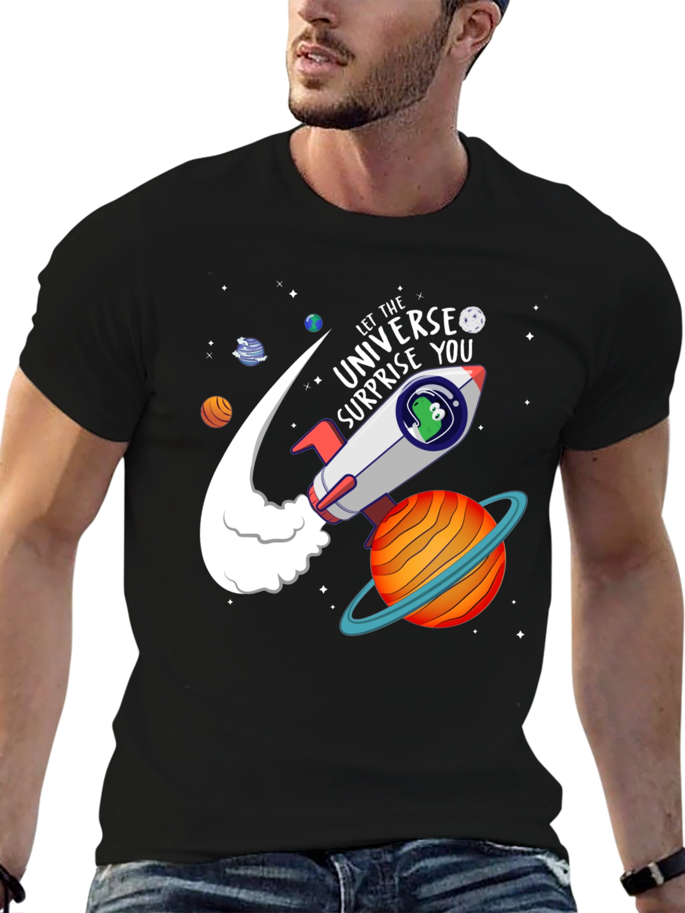 Universe Surprise Graphic T-Shirt