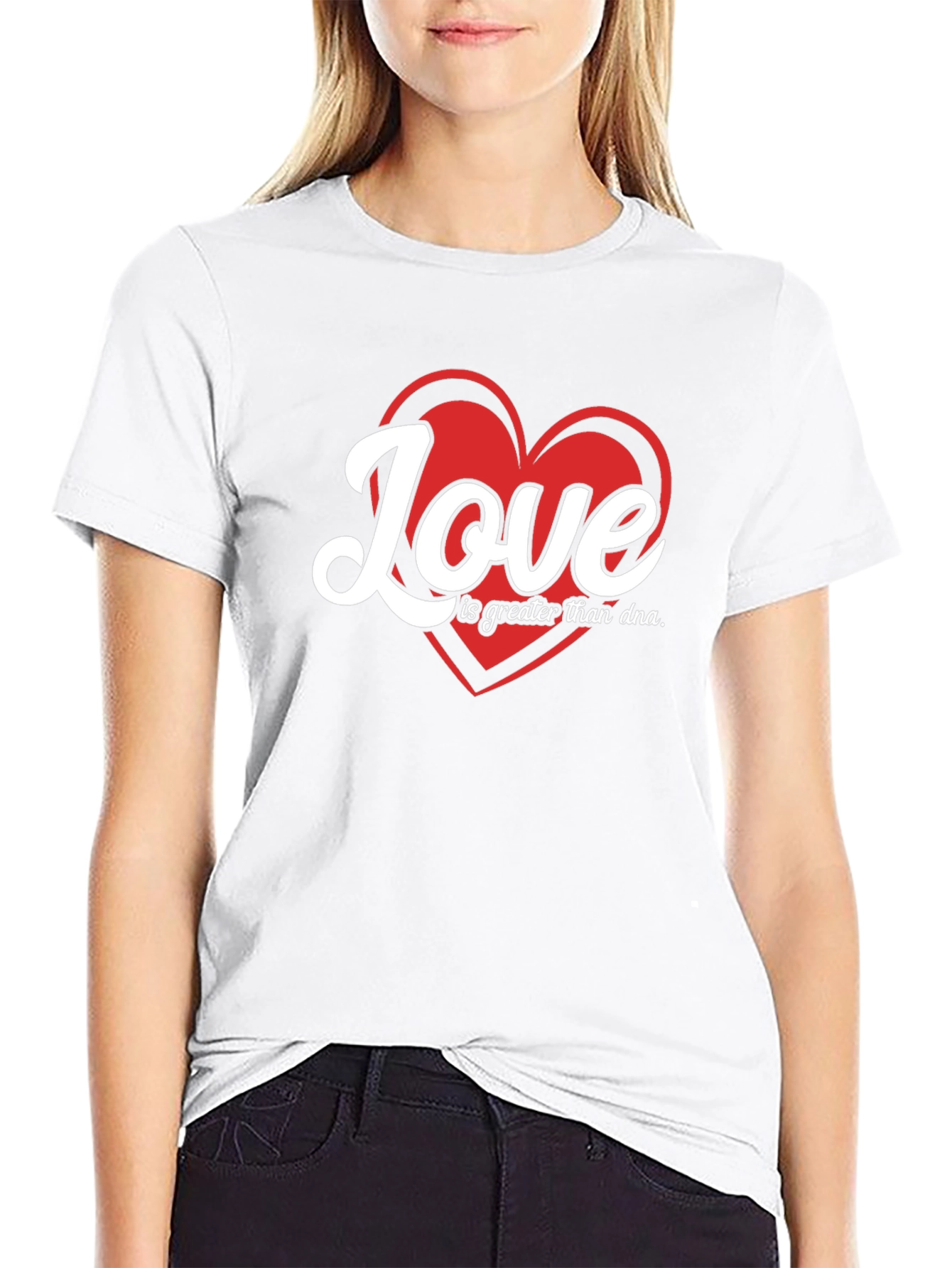 Love is Greater Than DNA Graphic T-Shirt