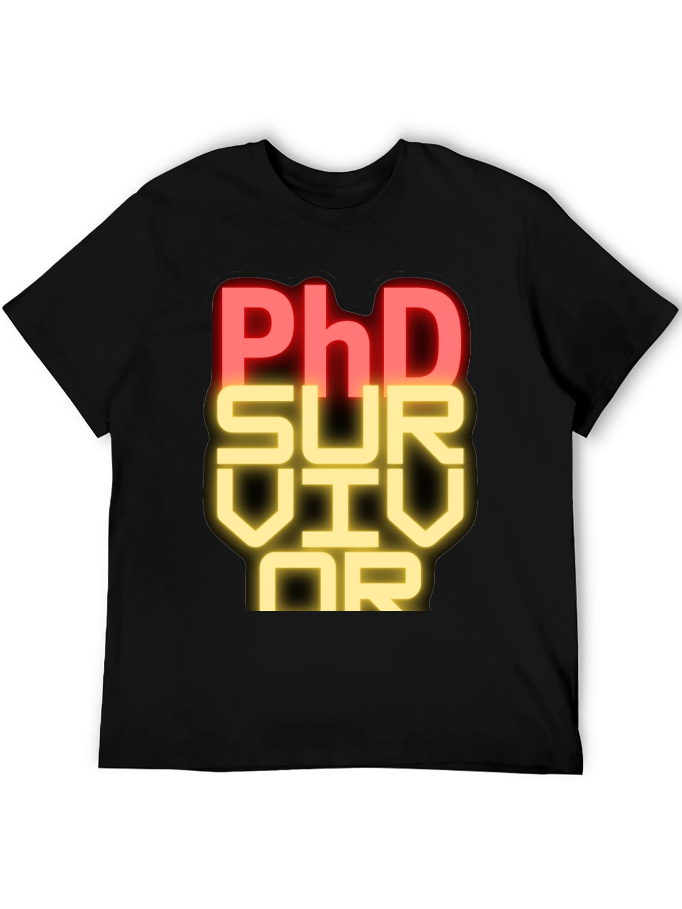 PhD Survivor T-Shirt - Funny Academic Graduation Tee