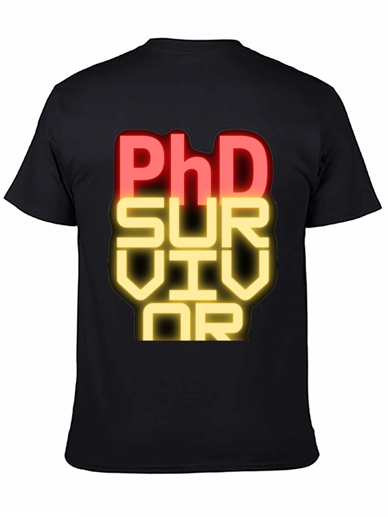 PhD Survivor T-Shirt - Funny Academic Graduation Tee