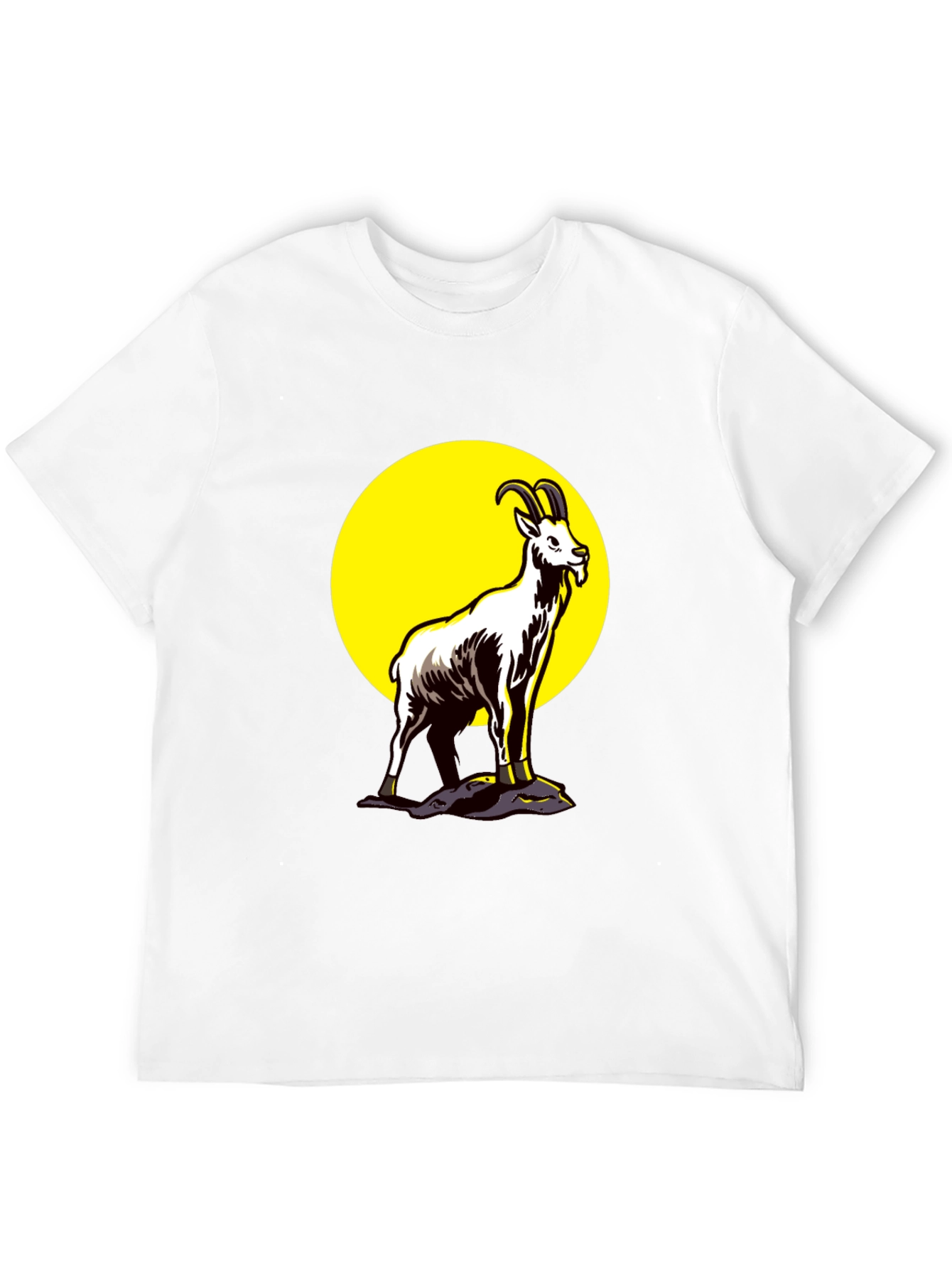 Goat Graphic Black T-Shirt
