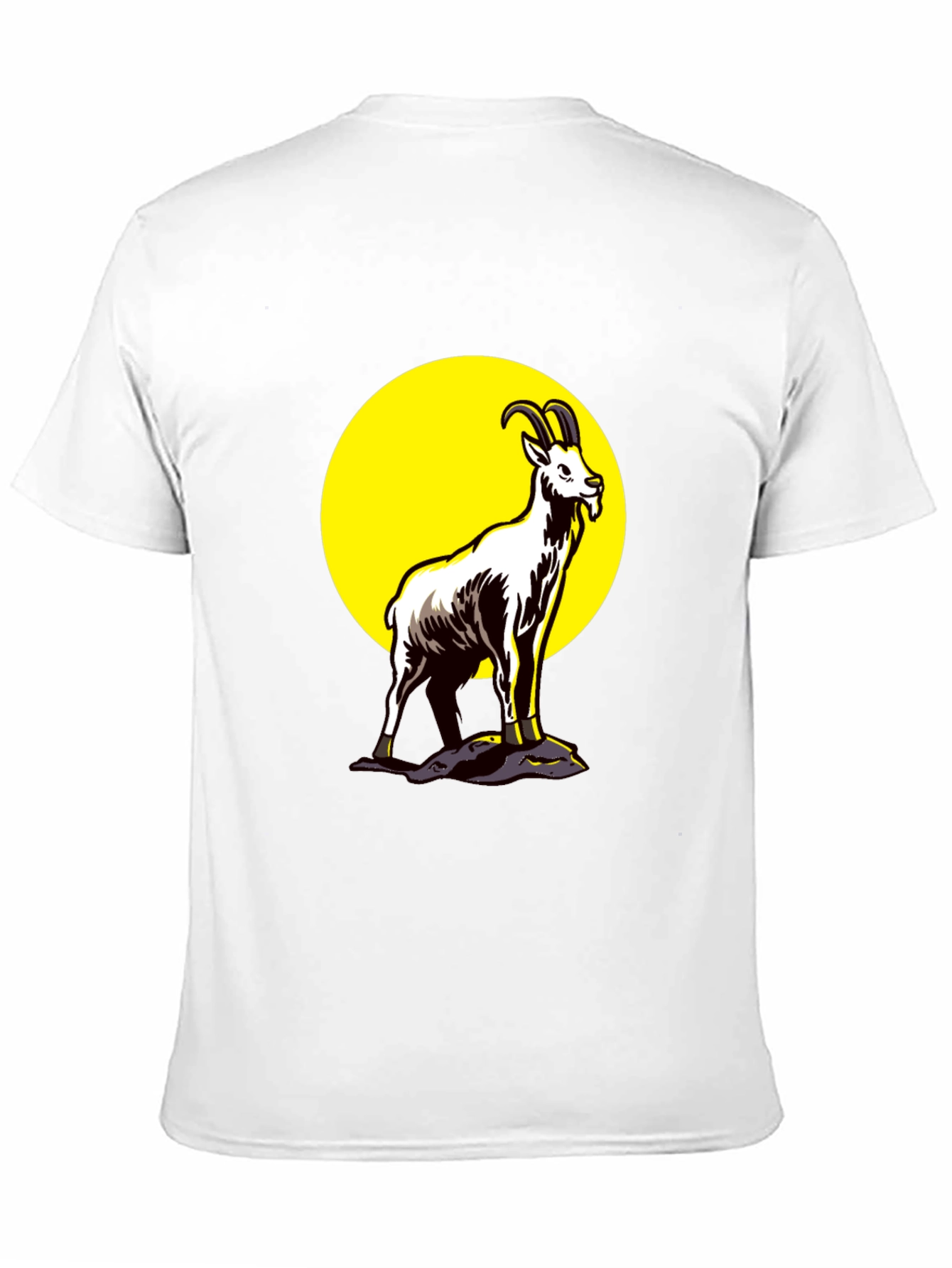 Goat Graphic Black T-Shirt