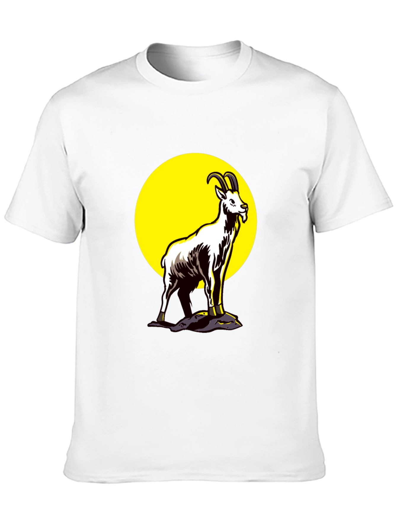 Goat Graphic Black T-Shirt