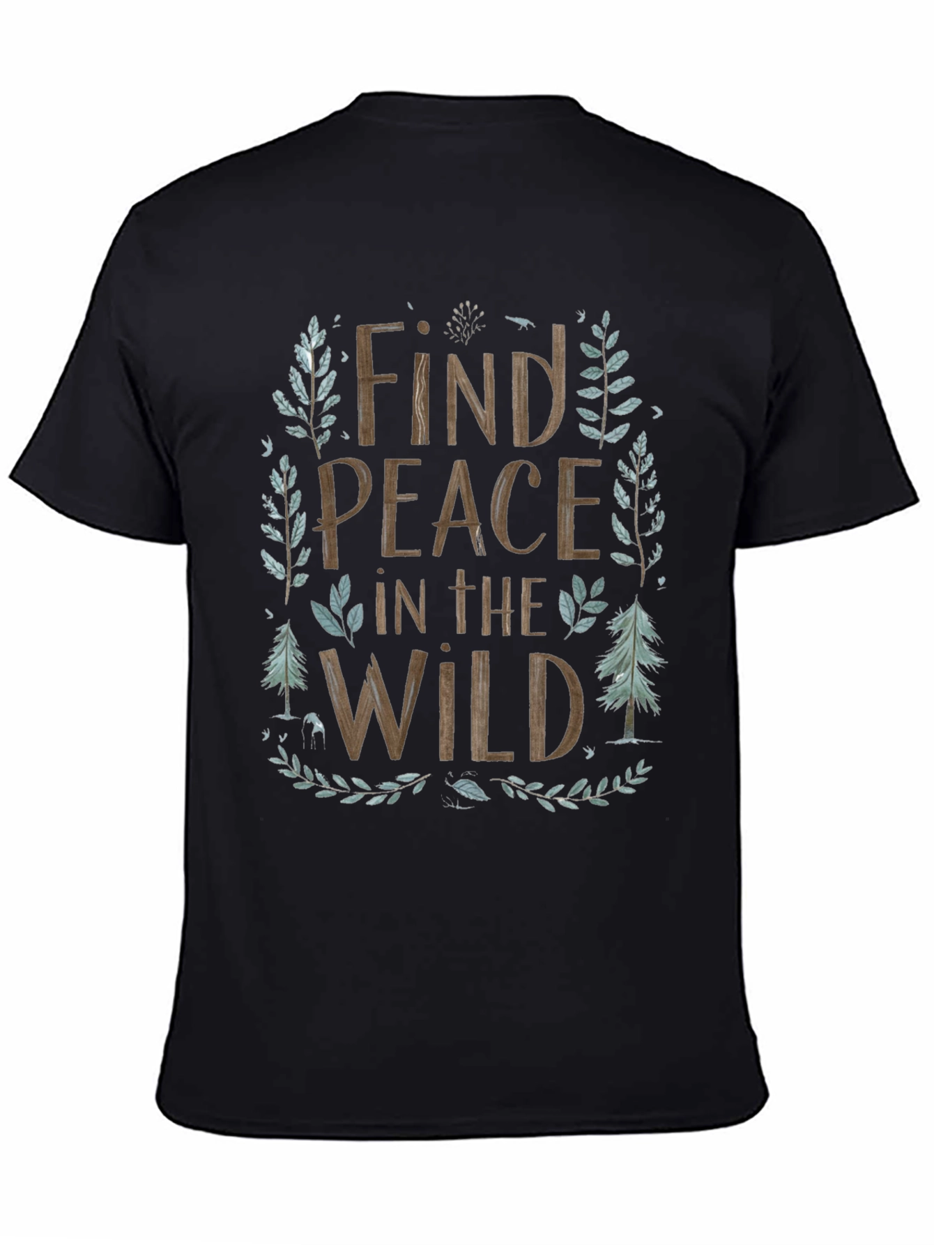 Nature Inspired Find Peace in the Wild Graphic Tee