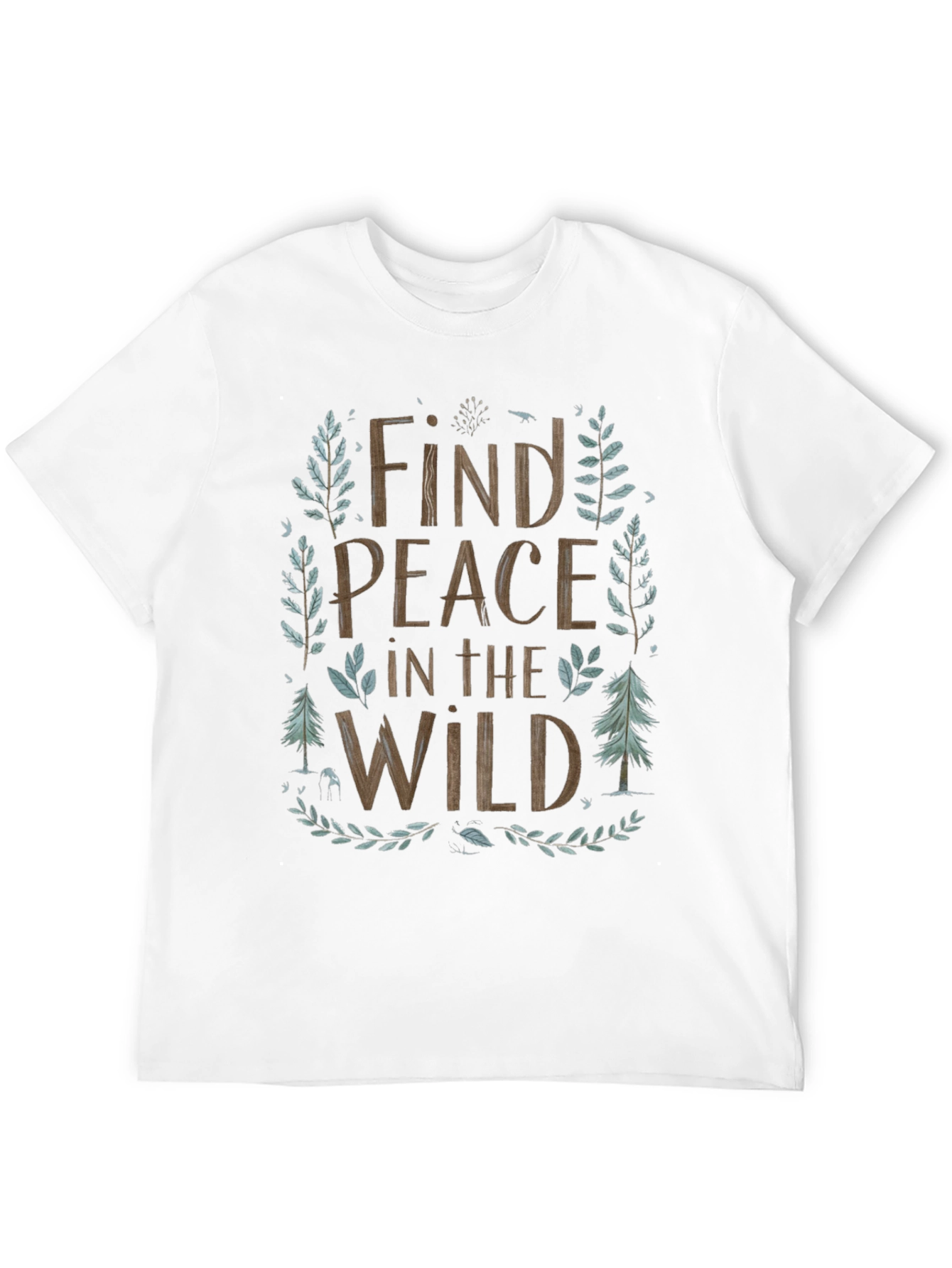 Nature Inspired Find Peace in the Wild Graphic Tee