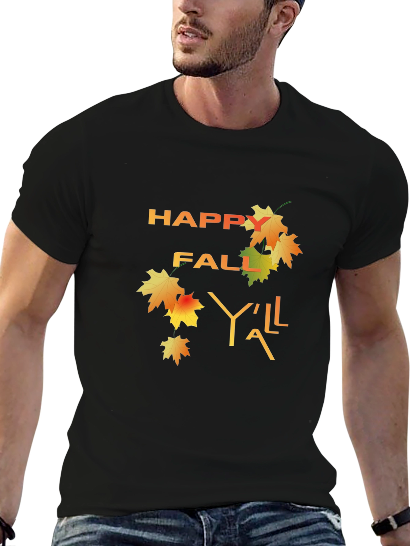 Happy Fall Yall T-Shirt - Autumn Design